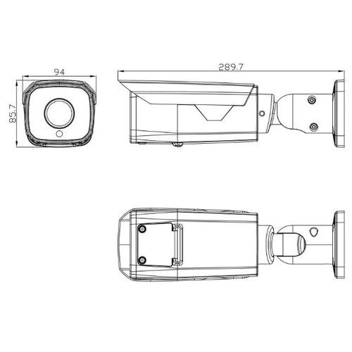 IP камера OMNY BASE ViBe8Z буллет 8Мп (3840×2160) 15к/с, 2.8-12 мм мотор., F1.6, 802.3af A/B, 12±1В DC, ИК до 50м, EasyMic (имеет потертости)